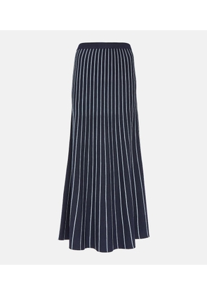 Gabriela Hearst Phelan striped wool and silk maxi skirt