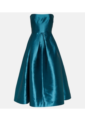 Alex Perry Strapless faille midi dress