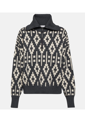 Brunello Cucinelli Vintage Jacquard wool-blend sweater