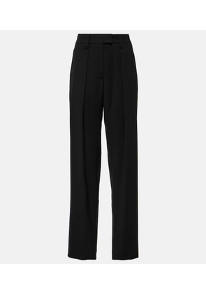 Brunello Cucinelli High-rise gabardine wide-leg pants
