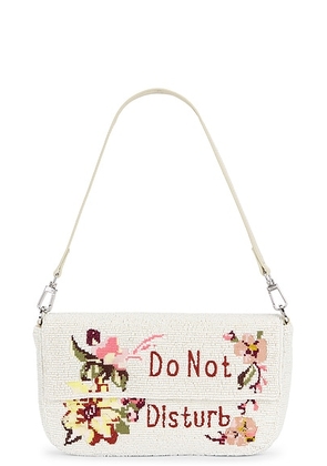 Staud Timmy Convertible Shoulder Bag in Do Not Disturb - White. Size all.