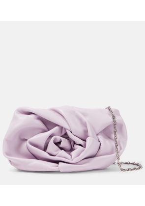 Burberry Rose leather clutch