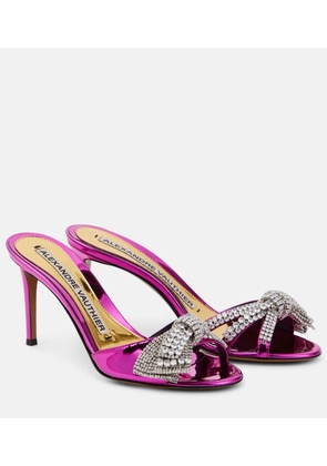 Alexandre Vauthier Shooting embellished mules