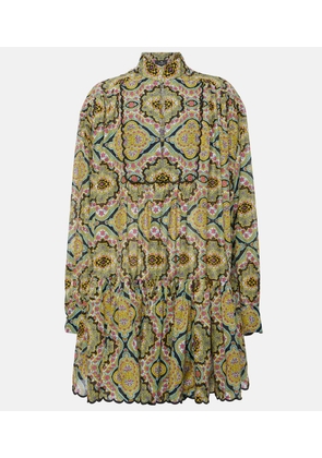 Etro Printed cotton shirt dress