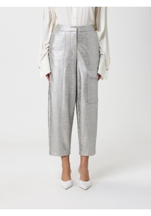 Pants TWINSET ACTITUDE Woman color Silver