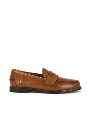 Polo Ralph Lauren Alston Leather Penny Loafer in Tan - Brown. Size 10.5 (also in 7, 7.5, 9, 9.5).