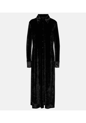 Jil Sander Velvet shirt dress