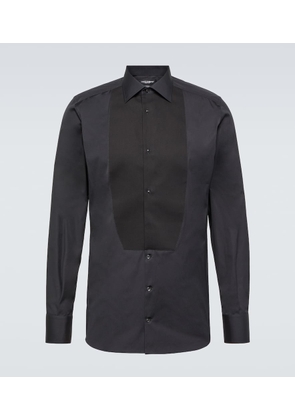 Dolce&Gabbana Plastron cotton shirt