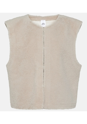Jet Set Sleeveless shearling vest