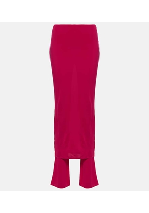Alaia High-rise jersey skirt pants