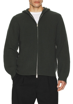 SAMSOE SAMSOE Saisak Hoodie in Dark Evergreen - Dark Green. Size L (also in ).