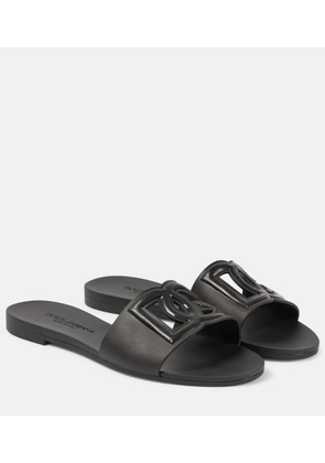 Dolce&Gabbana DG cutout slides