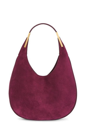 Savette Small Florence Hobo Bag in Plum - Wine. Size all.