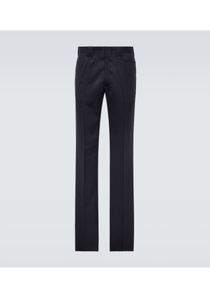 Maison Margiela Herringbone wool straight pants