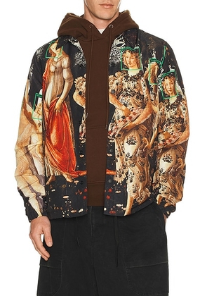 Pleasures Facial Coach Jacket in Multi - Black,Brown. Size L (also in M, S, XL/1X).