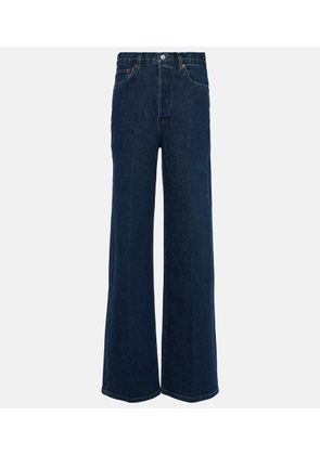 Re/Done High-rise straight jeans