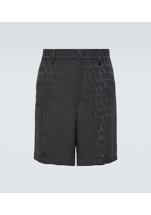 Valentino Toile Iconographe silk shorts