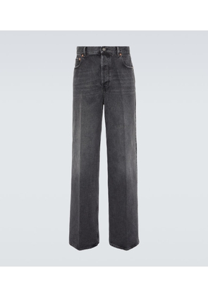 Valentino High-rise wide-leg jeans