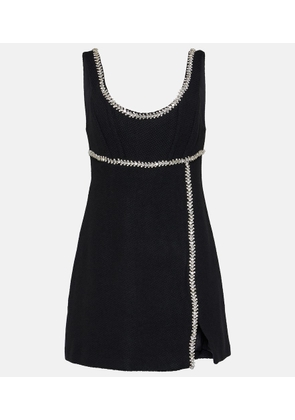Self-Portrait Embellished minidress