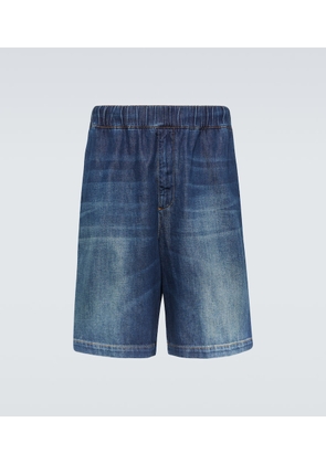 Valentino Denim chambray Bermuda shorts