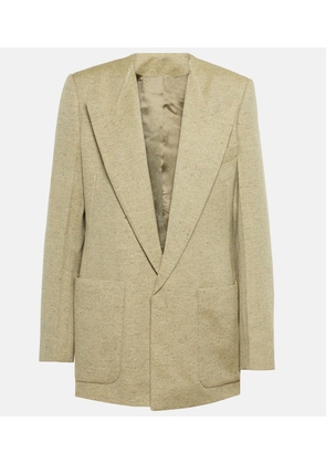 Victoria Beckham Single-breasted wool-blend blazer