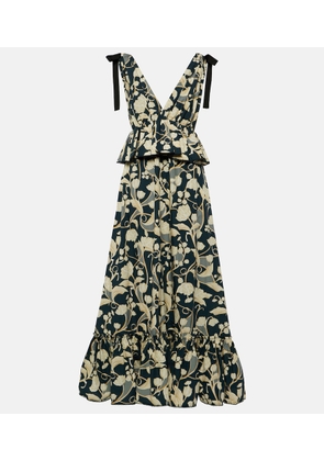 Agua by Agua Bendita Infinito Perla cotton maxi dress