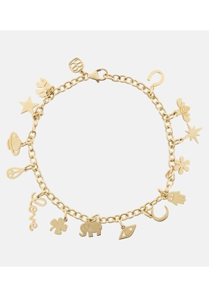 Sydney Evan 14kt gold charm bracelet