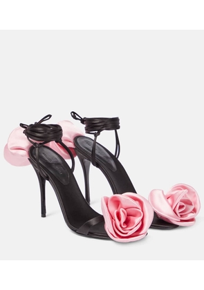 Magda Butrym Floral-applique sandals