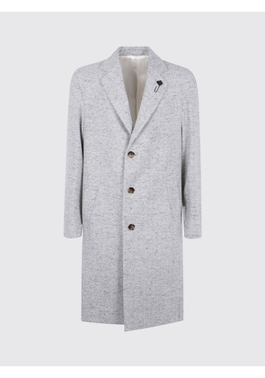 Coat LARDINI Men color Grey