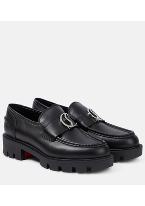 Christian Louboutin CL Moc Lug leather loafers