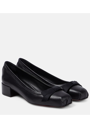 Christian Louboutin Mamaflirt 30 bow-detail leather pumps