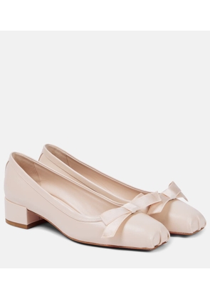 Christian Louboutin Mamaflirt bow-detail leather pumps