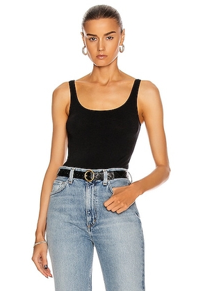 Wolford Jamaika String Bodysuit in Black - Black. Size L (also in M).