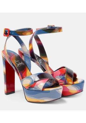 Christian Louboutin Supramariza 130 leather sandals