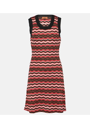 Missoni Zig Zag cotton-blend mini dress