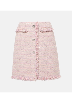 Giambattista Valli High-rise tweed miniskirt