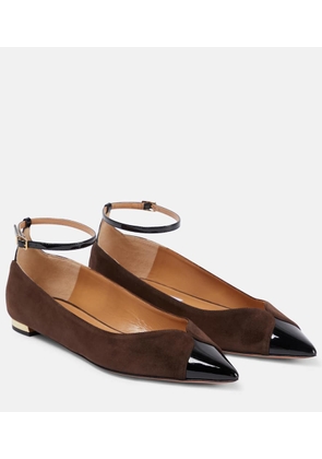 Aquazzura Pinot suede ballet flats