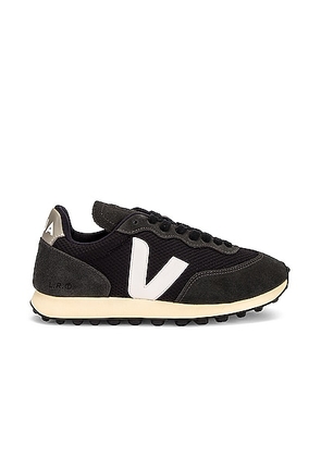 Veja Rio Branco Sneaker in Black  White  & Oxford Grey - Black. Size 36 (also in ).