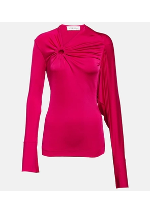 Victoria Beckham Gathered jersey top