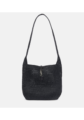 Saint Laurent Le 5 a 7 Medium raffia shoulder bag