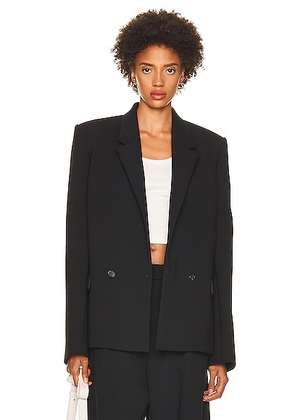 WARDROBE.NYC x Hailey Bieber HB Blazer in Black - Black. Size S (also in ).
