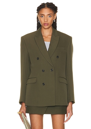 WARDROBE.NYC Double Breasted Blazer in Military - Army. Size L (also in ).
