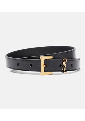 Saint Laurent Cassandre 20 leather belt