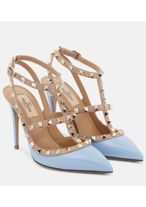 Valentino Garavani Rockstud patent leather pumps