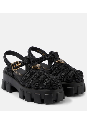 Prada Monolith platform sandals