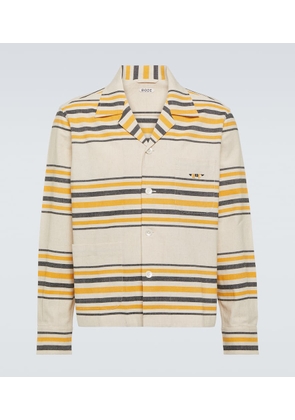 Bode Namesake striped cotton shirt