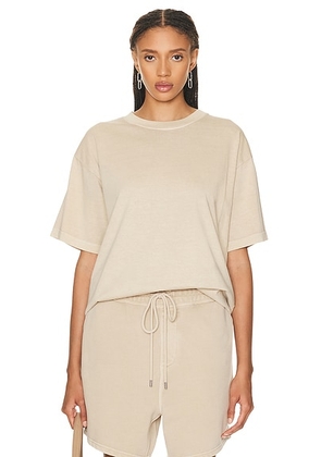 WAO The Relaxed Tee in tan - Brown. Size L (also in M, S, XL, XL/1X, XS, XXL).