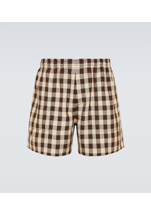 Bode Gilbert Check shorts