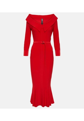 Norma Kamali Off-shoulder midi dress