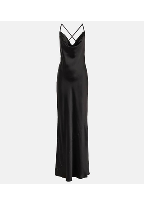 Norma Kamali Satin slip dress